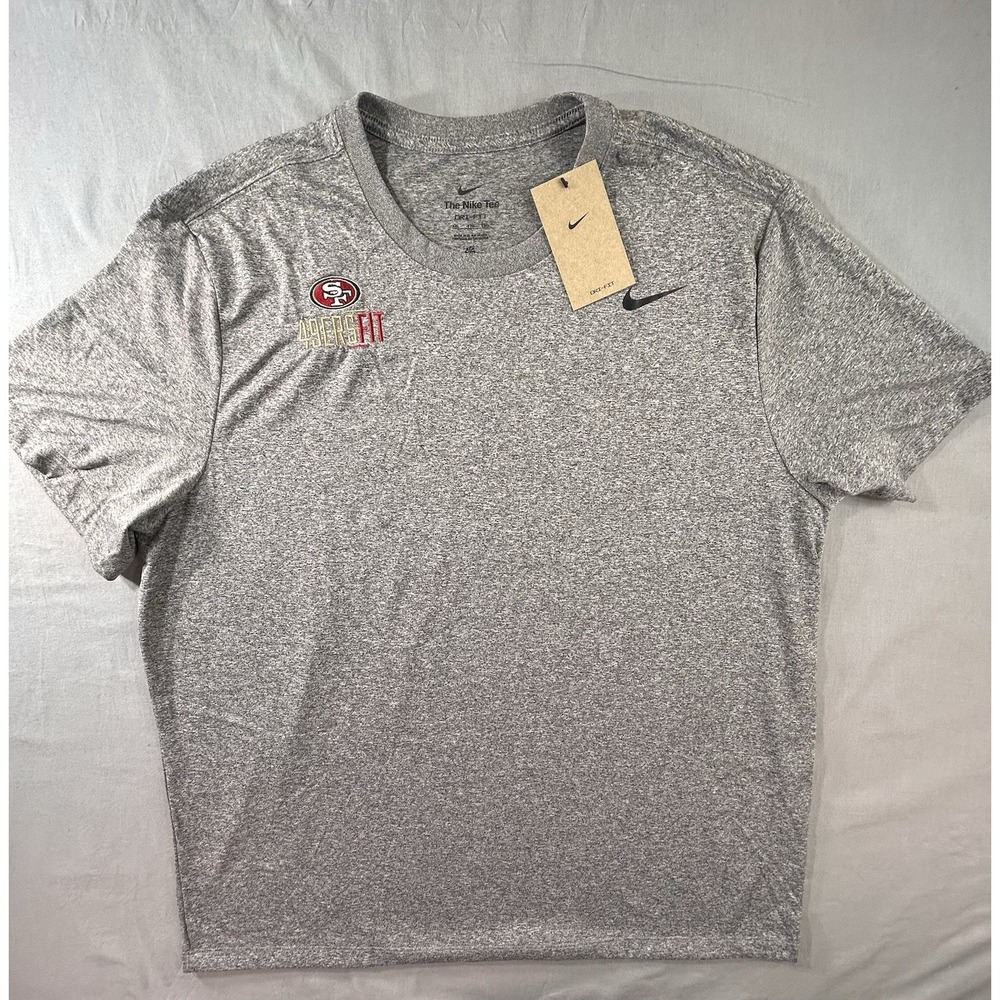 Nike Tee Dri Fit San Francisco 49ers Fitness Club Short Sleeve T-shirt Men's 2XL